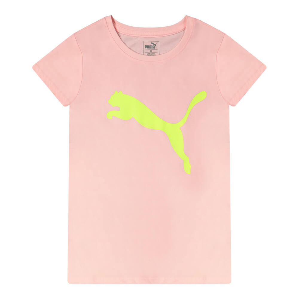 PUMA G BIG CAT PACK GRAPHIC TEE CRYSTAL ROSE