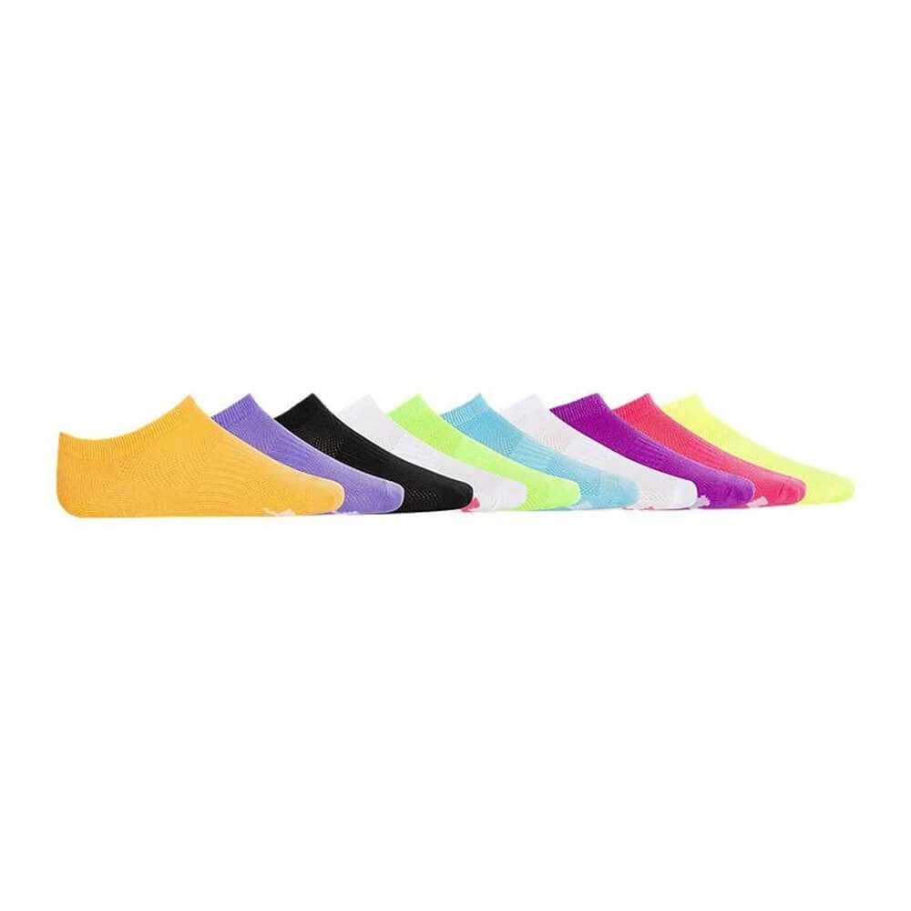 DIADORA G NO SHOW SOCK SML 10PK BRIGHTS