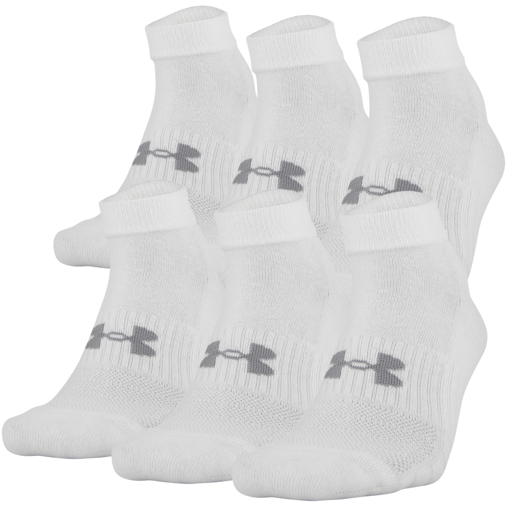 under armour men's white socks