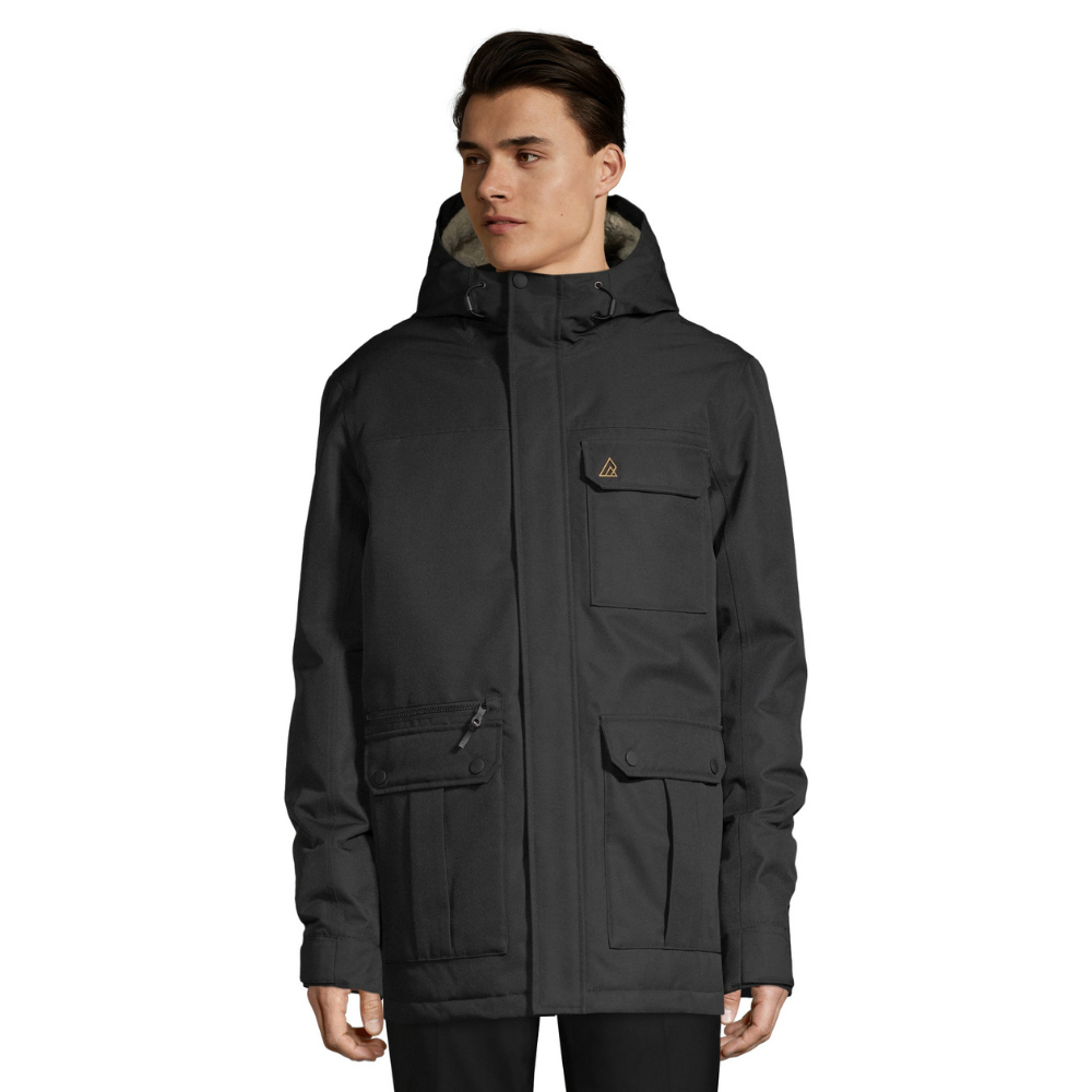 RIPZONE MEN'S BUNKER INSULATED PARKA BLACK – National Sports