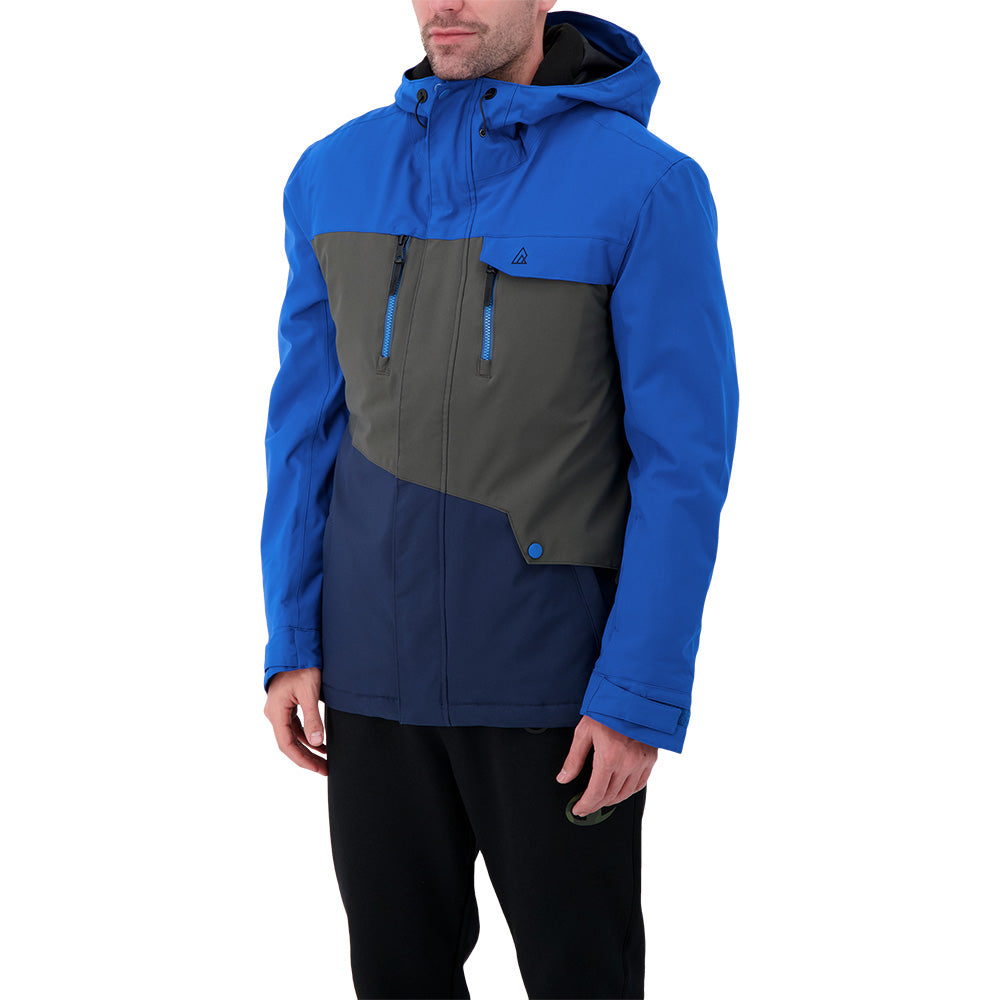 RIPZONE MEN'S STAMPEDE INSULATED JACKET CLASSIC BLUE/RAVEN/BLACK IRIS