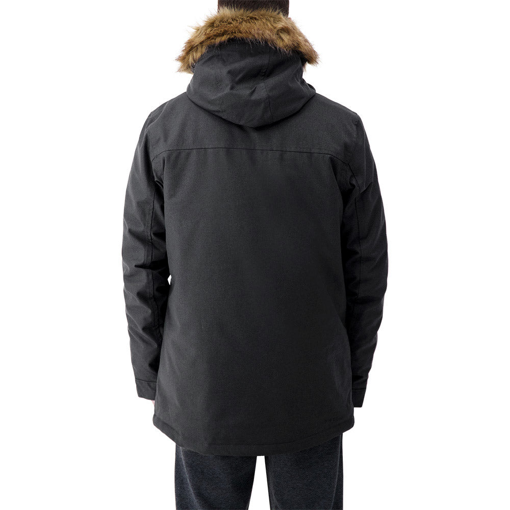 RIPZONE MEN'S FARSIDE INSULATED PARKA BLACK MELANGE