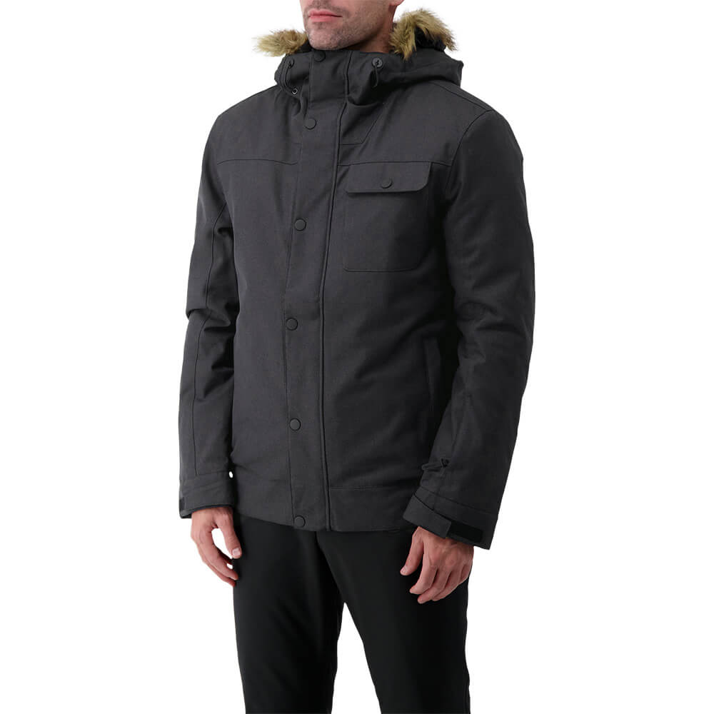 RIPZONE MEN'S RENEGADE INSULATED JACKET BLACK MELANGE – National Sports