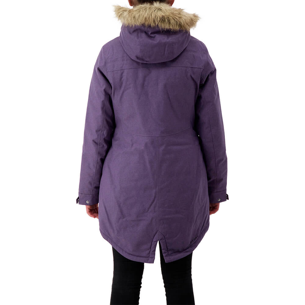 RIPZONE WOMEN'S JUNIPER INSULATED PARKA GARDENIA MELANGE