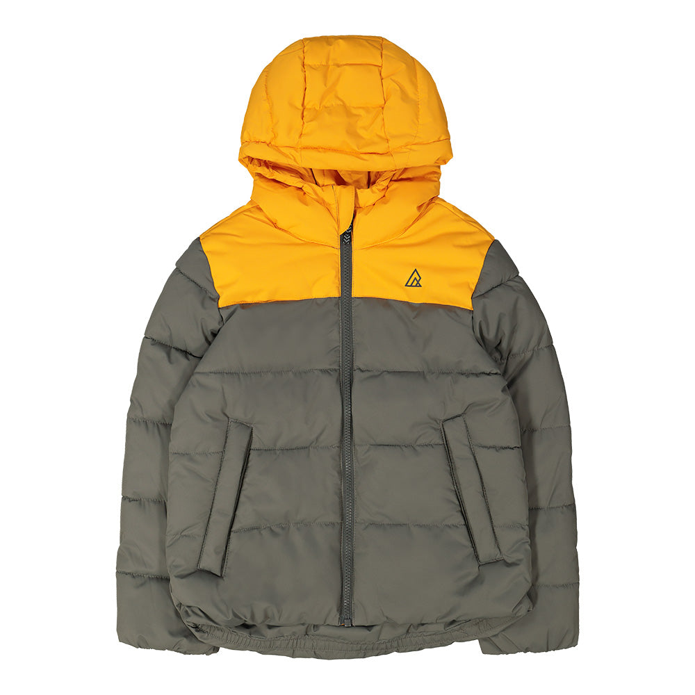 RIPZONE BOYS TURBO PUFFY JACKET CADMIUM/GUNMETAL