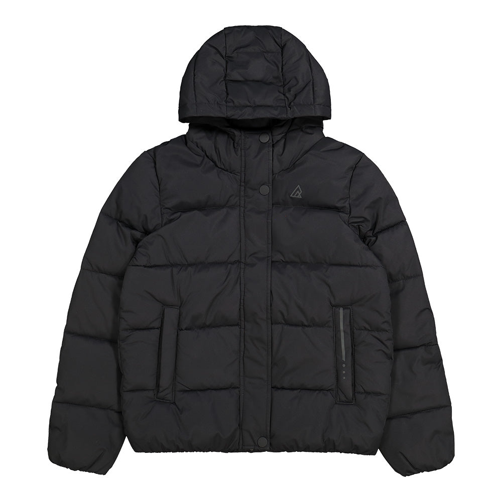 RIPZONE GIRLS GRIZ PUFFY JACKET BLACK