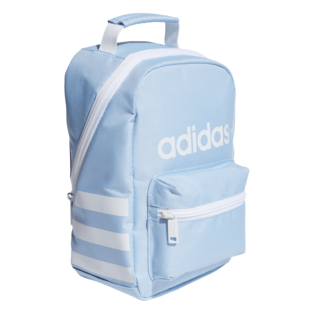 light blue adidas backpack