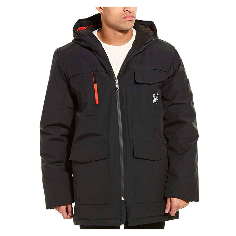 SPYDER MEN'S INSULATED SKI JACKET BLACK – National Sports