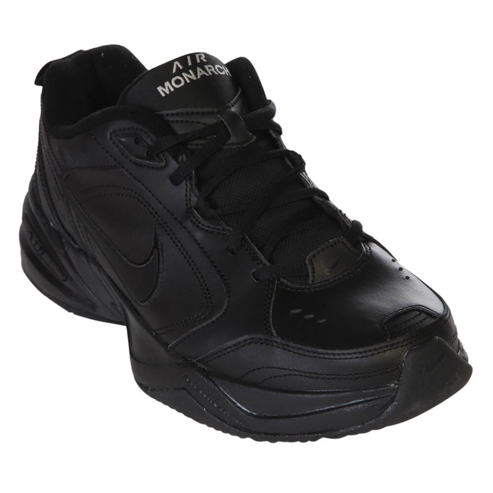 NIKE MEN'S AIR MONARCH IV TRAINING SHOE BLACK/BLACK