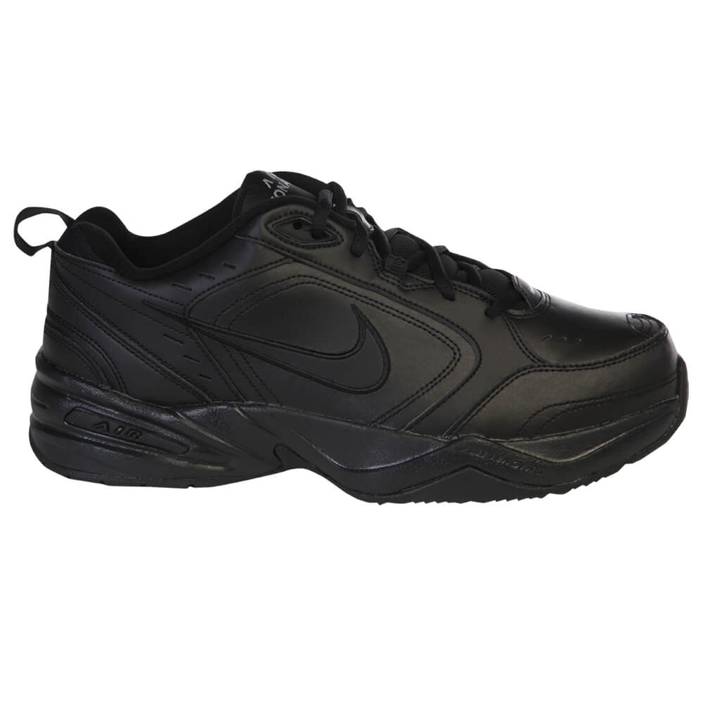 NIKE MEN'S AIR MONARCH IV TRAINING SHOE 4E BLACK/BLACK