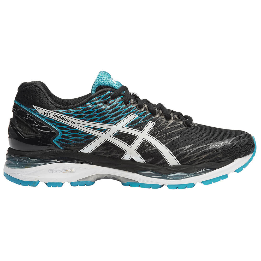 asics nimbus 18 black mens