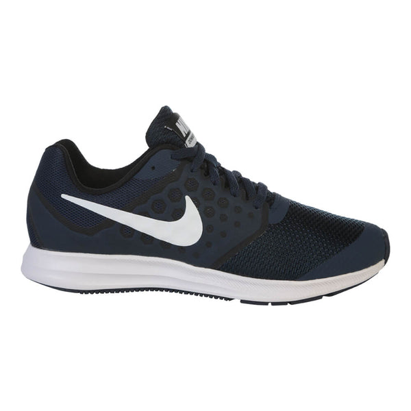 NIKE BOYS GRADE SCHOOL DOWNSHIFTER 7 KIDS SHOE NAVY/WHITE/OBSIDIAN ...