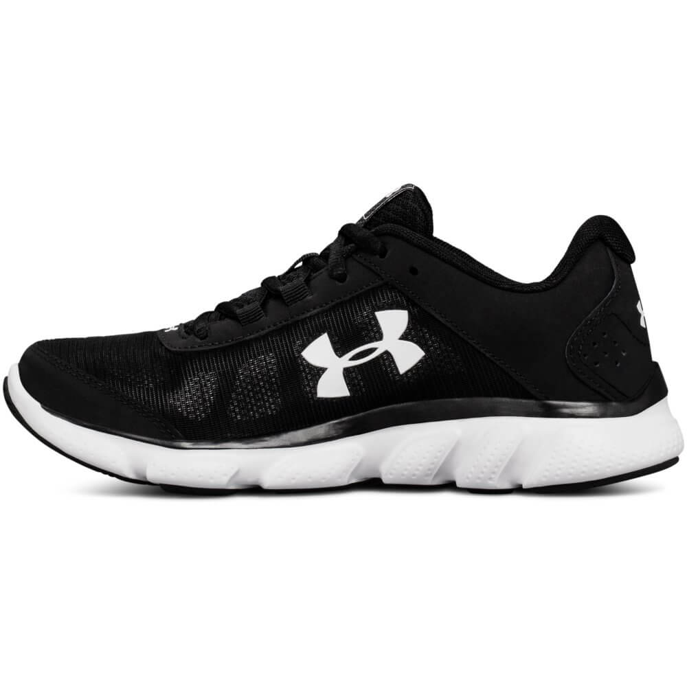 under armour black running shoes