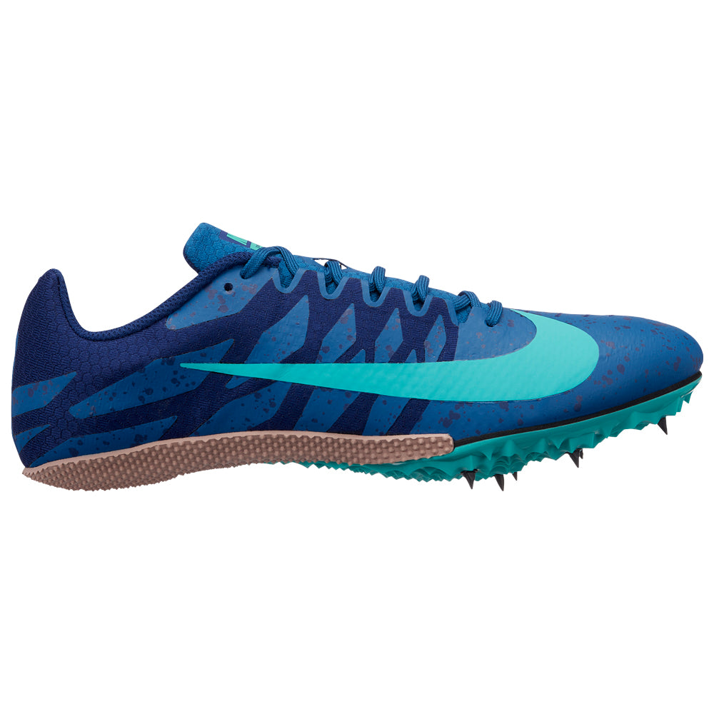 NIKE ZOOM RIVAL S9 UNISEX TRACK SPIKES BLUE FORCE/JADE/BLUE VOID