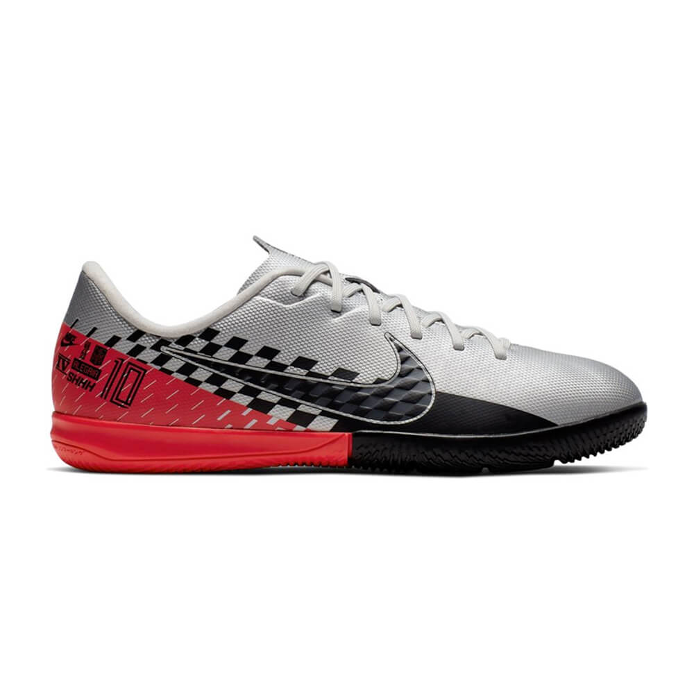 red and white soccer cleats