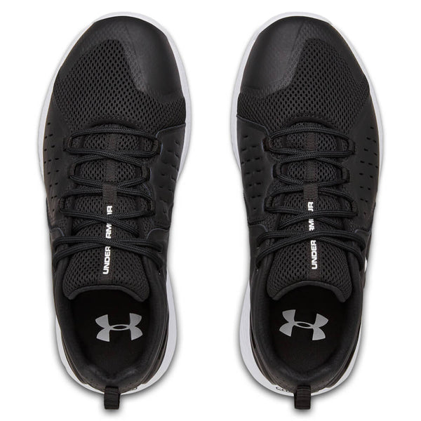 UNDER ARMOUR MEN'S CHARGED COMMIT TR 2.0 4E TRAINING SHOE BLACK/WHITE ...