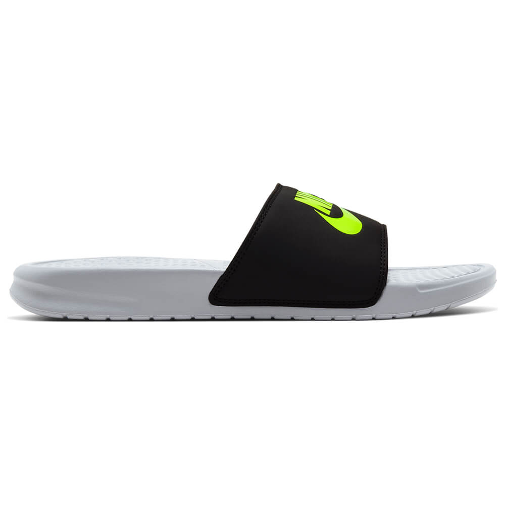 nike benassi wolf grey