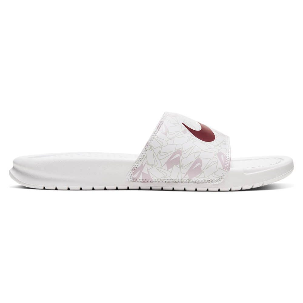 NIKE WOMEN'S BENASSI JDI SLIDE WHITE 