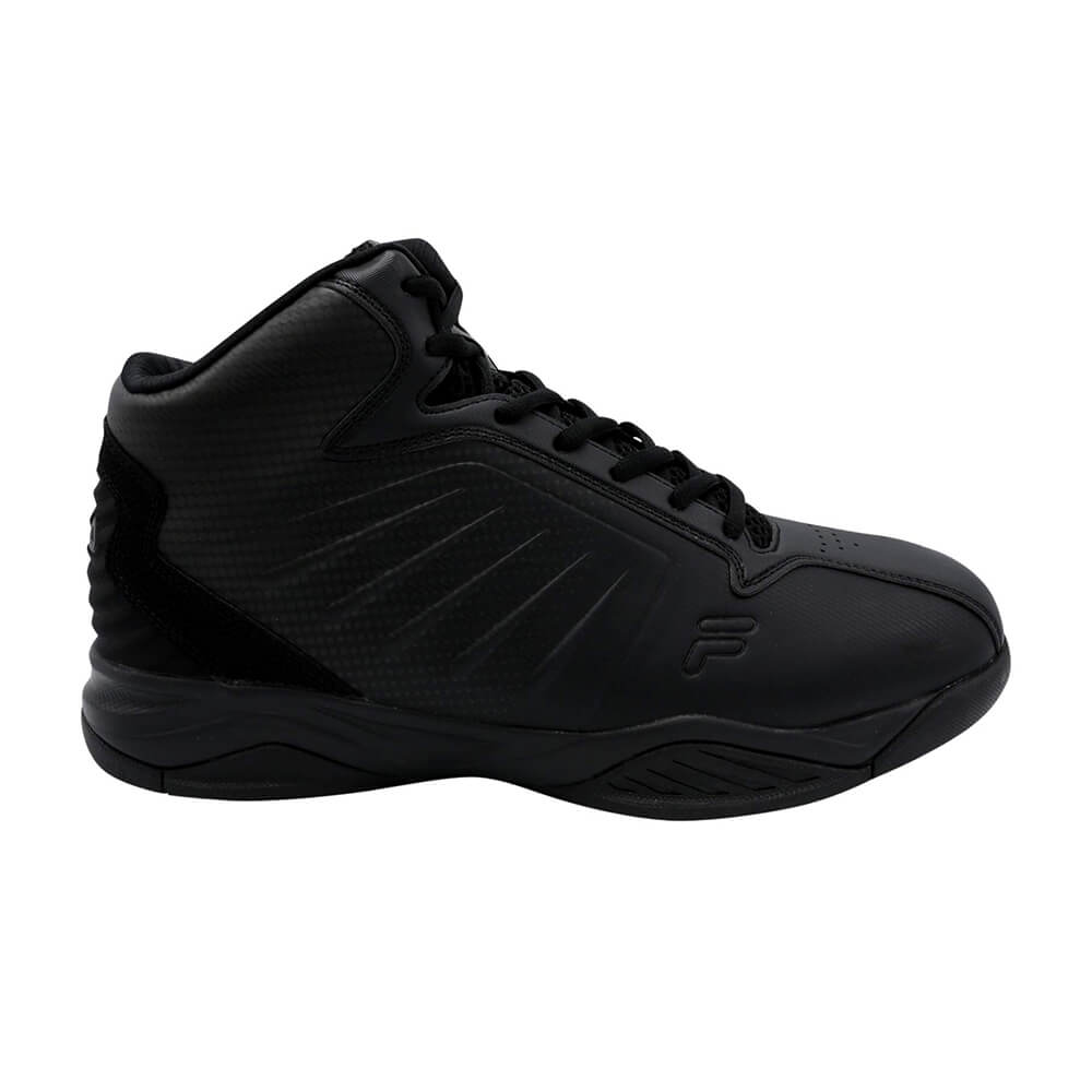 fila mens black shoes