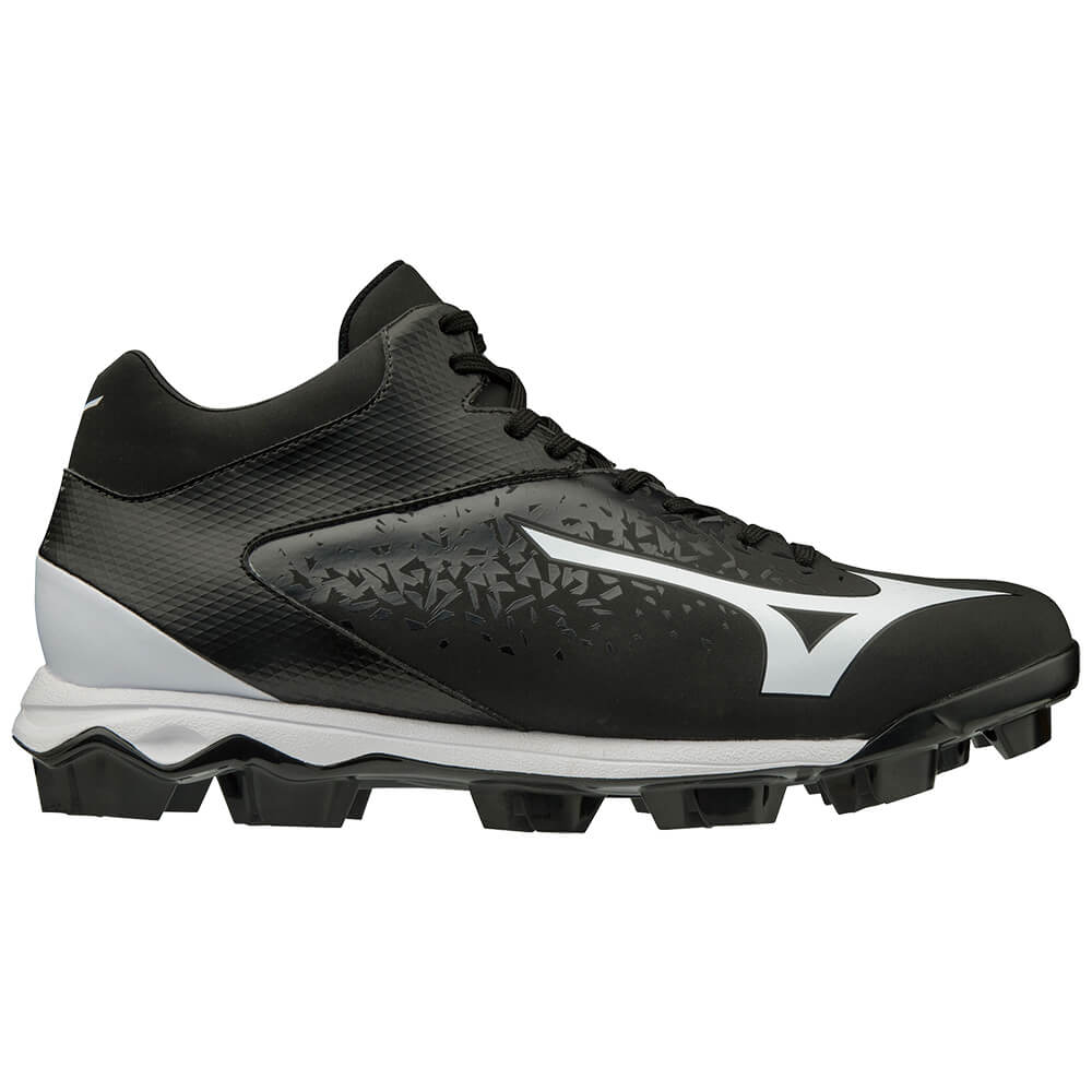 black mizuno cleats