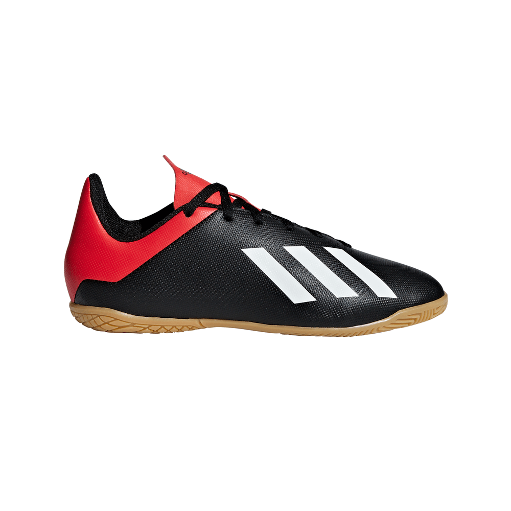 ADIDAS JUNIOR X 18.4 INDOOR SOCCER CLEAT RED/WHITE/BLACK – National Sports