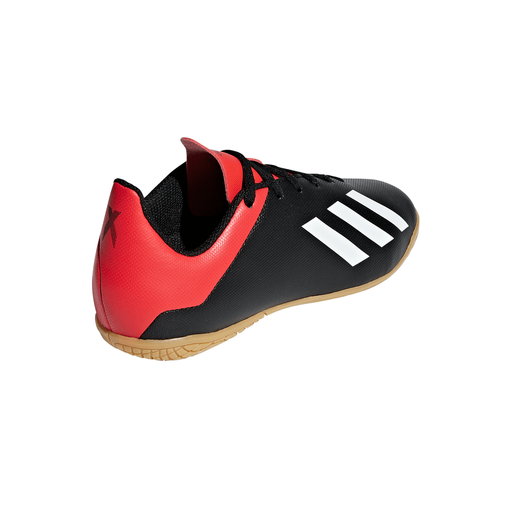 ADIDAS JUNIOR X 18.4 INDOOR SOCCER CLEAT RED/WHITE/BLACK