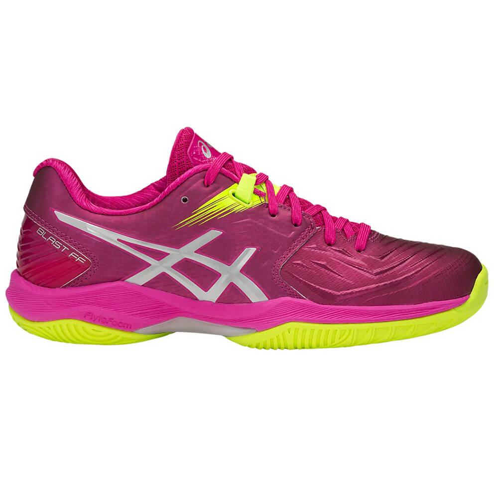 ASICS WOMEN'S GEL BLAST FF INDOOR COURT SHOE PINK RAVE/SILVER ...