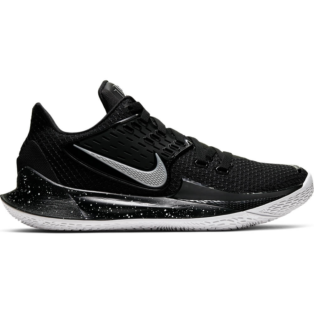 kyrie low black metallic silver