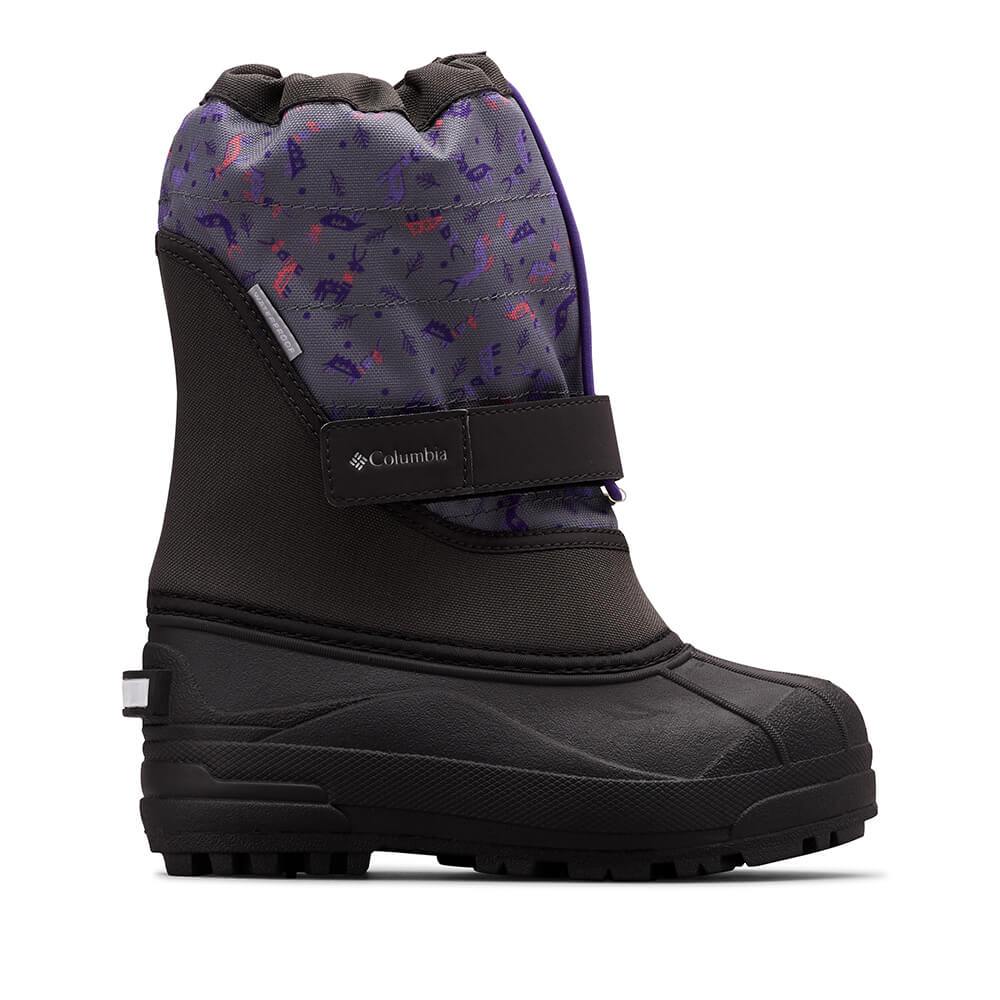 COLUMBIA GIRLS POWDERBUG PLUS II WINTER BOOT SHARK/EMPEROR