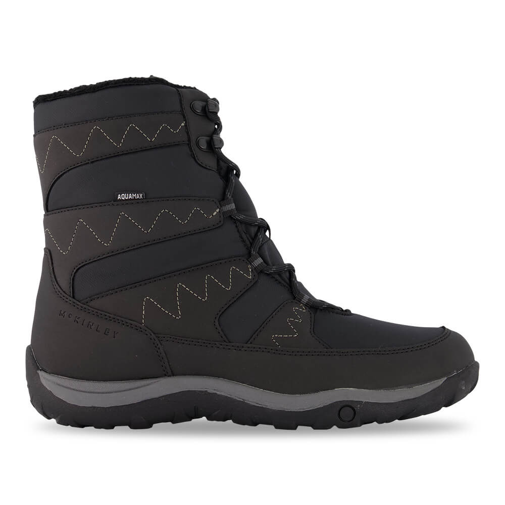 LOLA WATERPROOF WINTER BOOT BLACK/GREY 