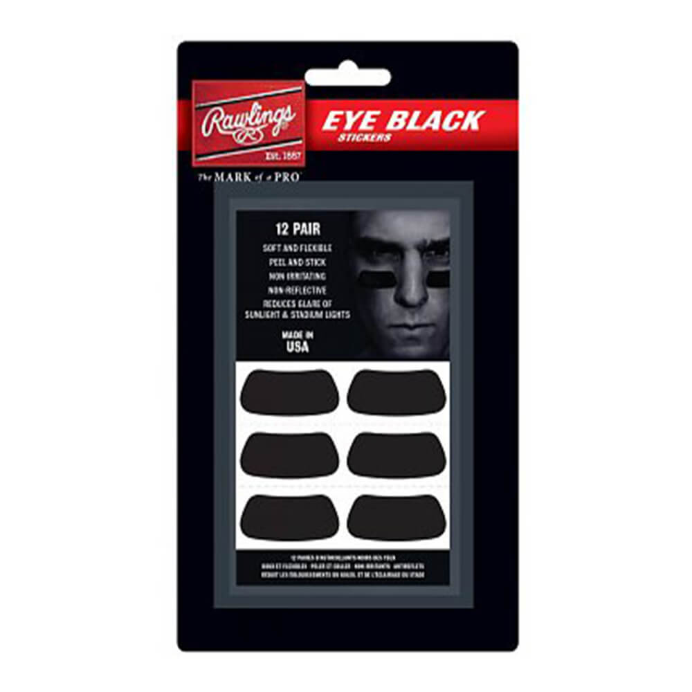 RAWLINGS EYE BLACK STICKERS