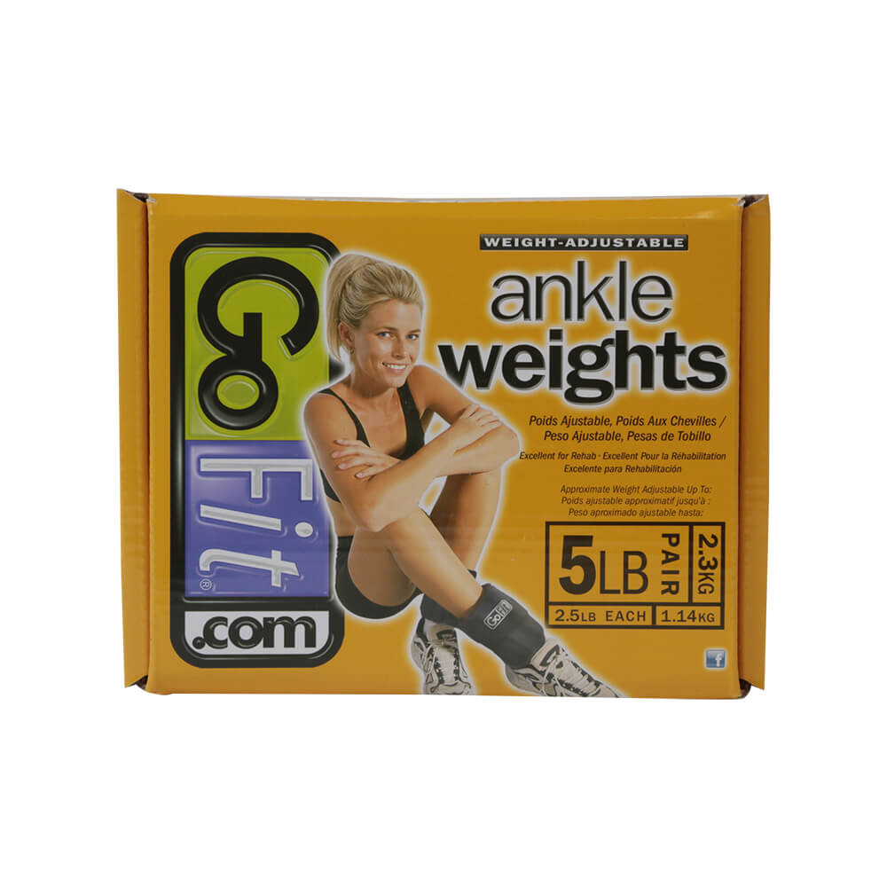 GOFIT 5LB ADJUST ANKLE WEIGHTS