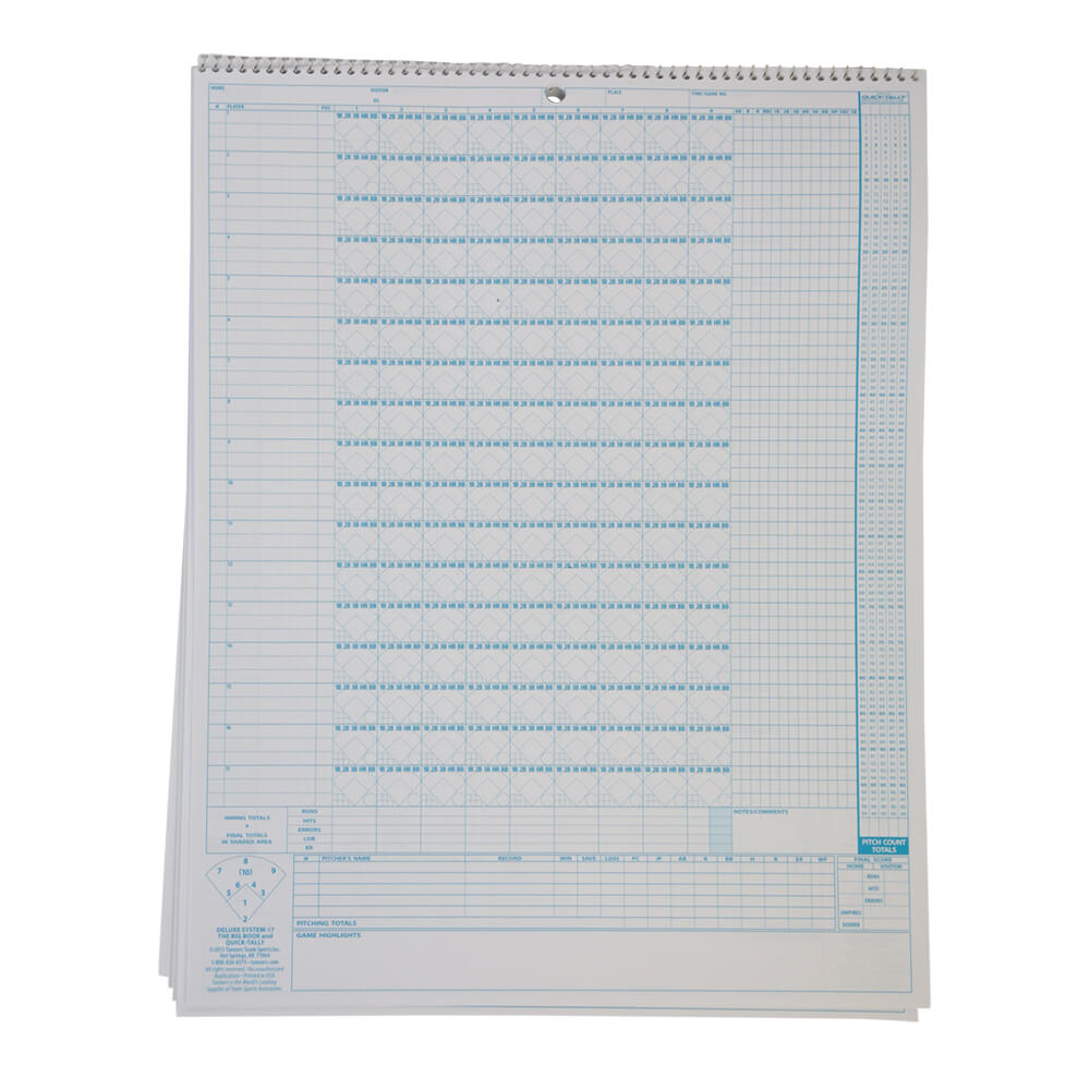 RAWLINGS SYSTEM-17 DELUXE SCOREBOOK BASEBALL/SOFTBALL