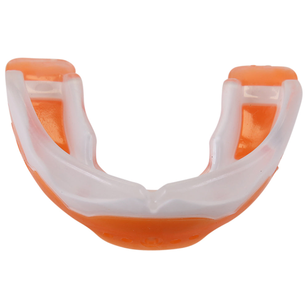 SHOCK DOCTOR SENIOR ULTRA 2 SHOCK TRANSFER CORE ORANGE MOUTHGUARD