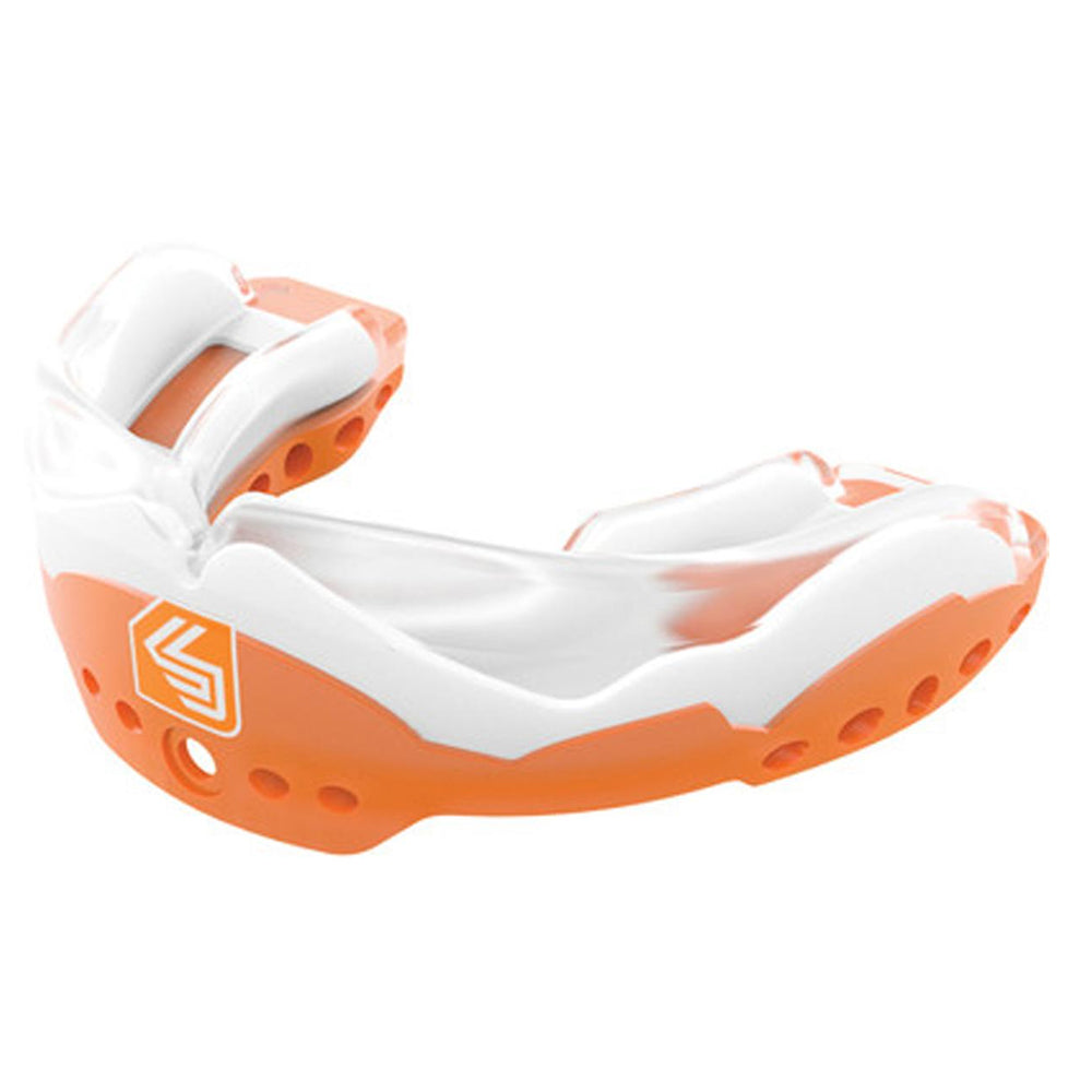 SHOCK DOCTOR JUNIOR ULTRA 2 SHOCK TRANSFER CORE ORANGE MOUTHGUARD