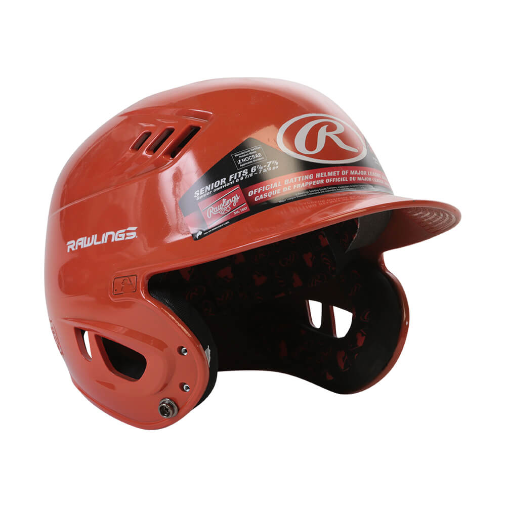 RAWLINGS VELO R16 SR BATTING HELMET METALLIC ORANGE