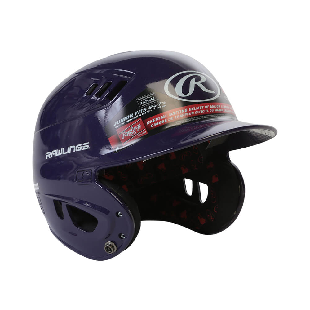 RAWLINGS VELO R16  JR BATTING HELMET METALLIC PURPLE