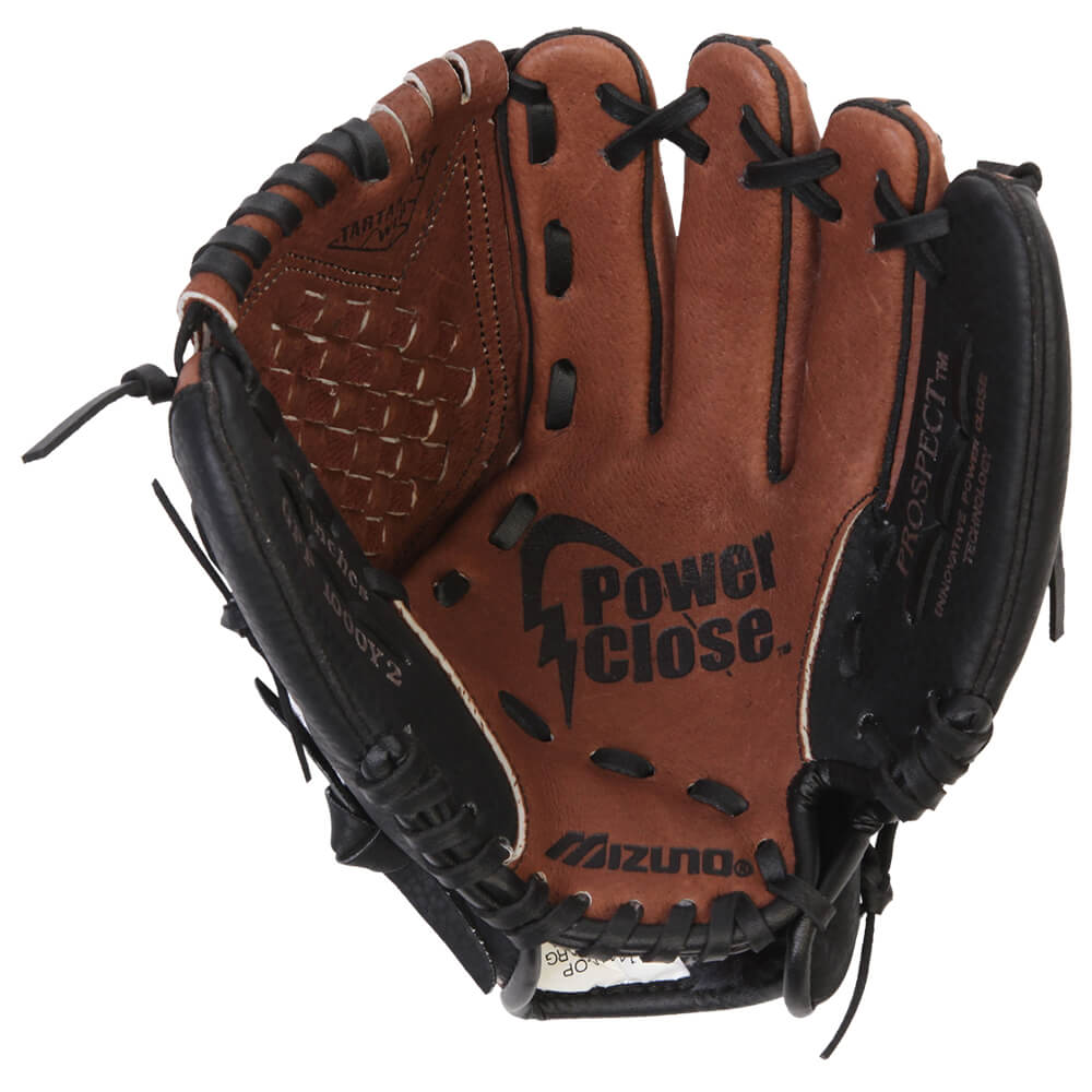 MIZUNO YOUTH PROSPECT POWER CLOSE 10 INCH BASEBALL GLOVE LEFT HAND THROW