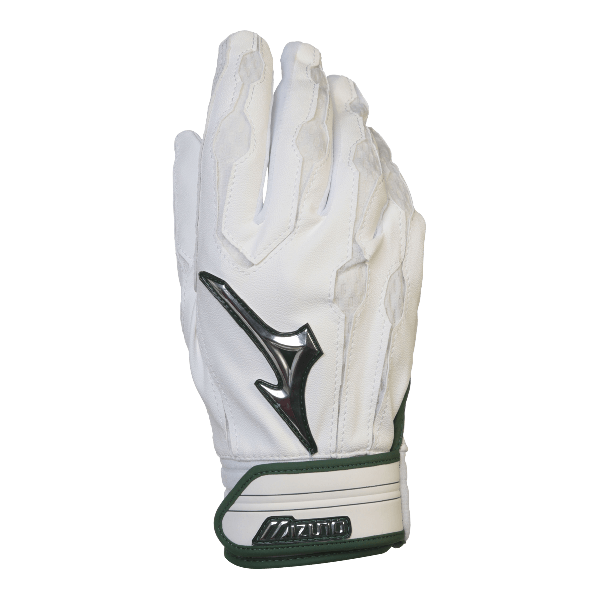 MIZUNO COVERT MEDIUM GREEN BATTING GLOVES