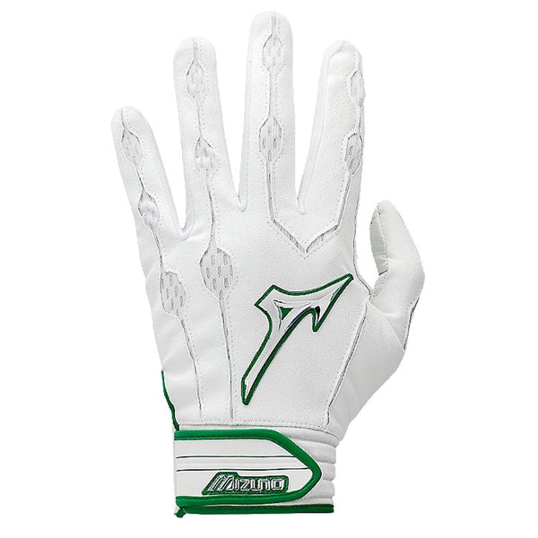 MIZUNO YOUTH COVERT X LARGE GREEN BATTING GLOVES – National Sports