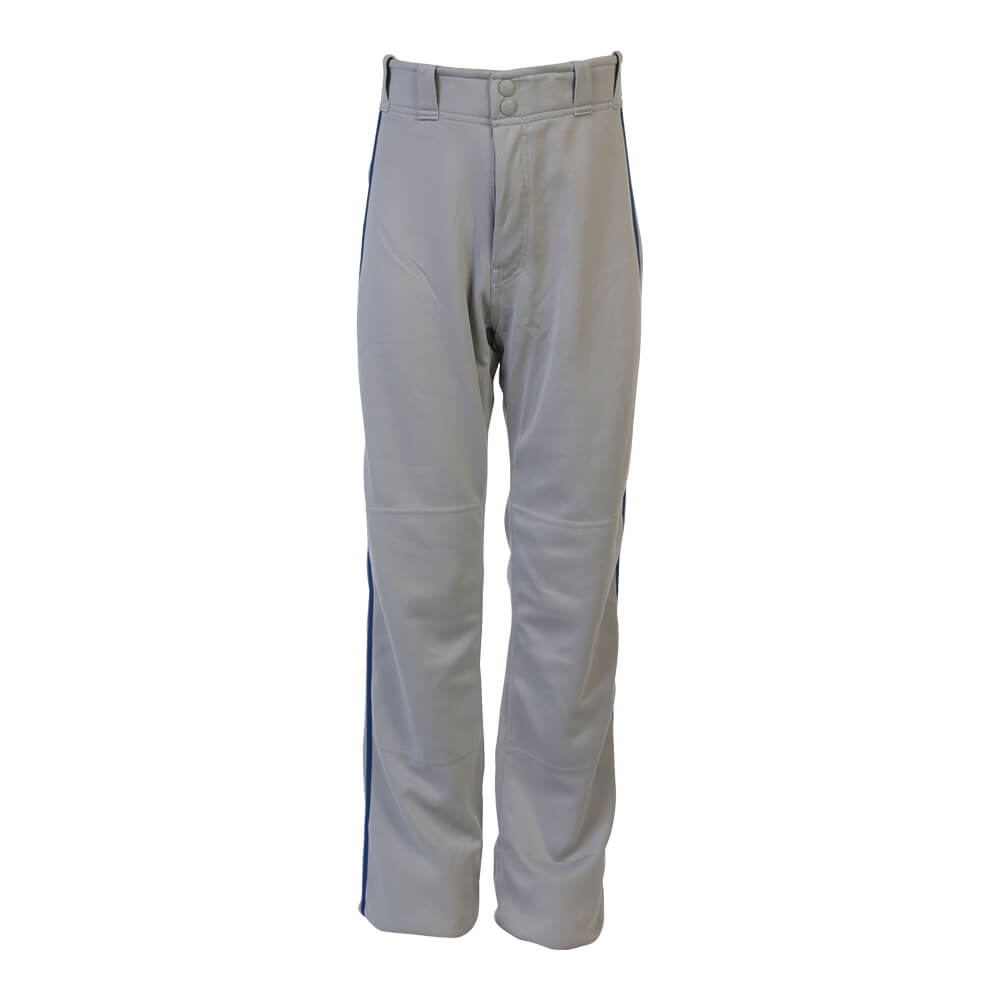 EASTON MEN'S MAKO 2 PIPED SMALL GRAY/ROYAL BASEBALL PANT