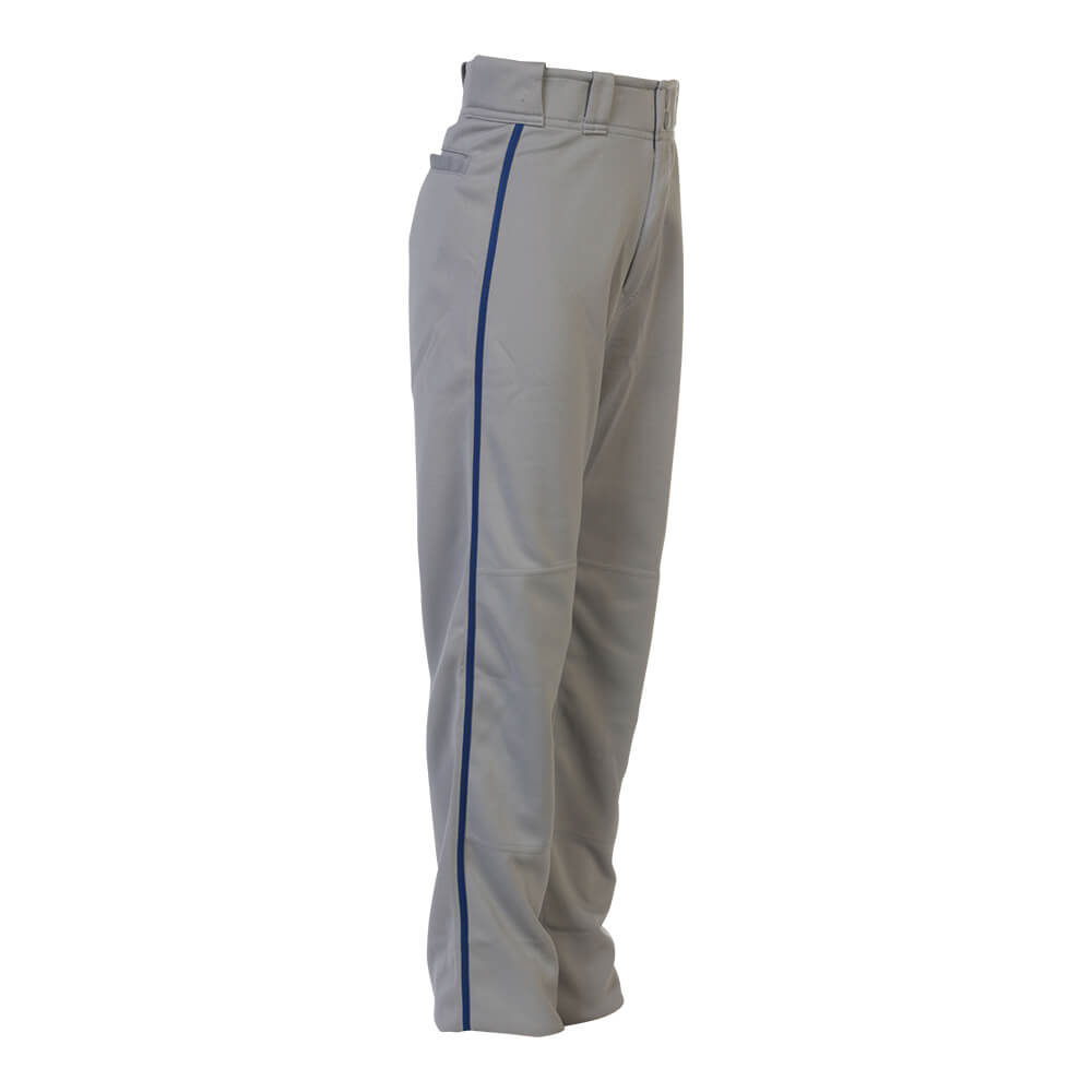 EASTON MEN'S MAKO 2 PIPED SMALL GRAY/ROYAL BASEBALL PANT