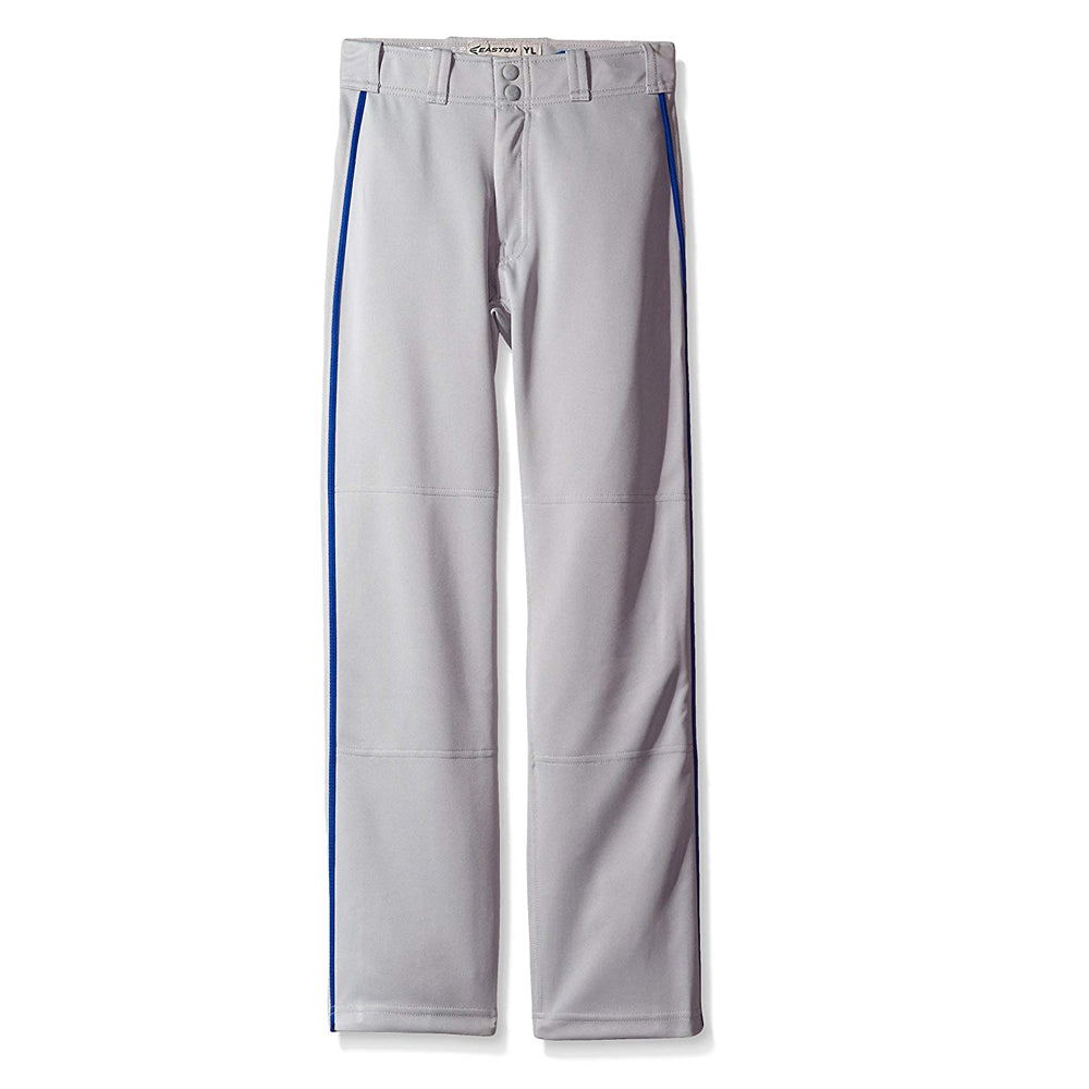 EASTON YOUTH MAKO 2 PIPED X LARGE GRAY/ROYAL BASEBALL PANT