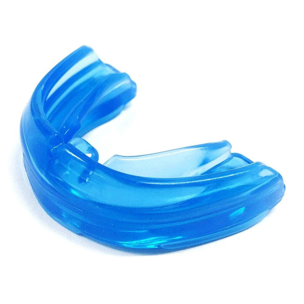 SHOCK DOCTOR YOUTH BRACES BLUE STRAPLESS MOUTHGUARD