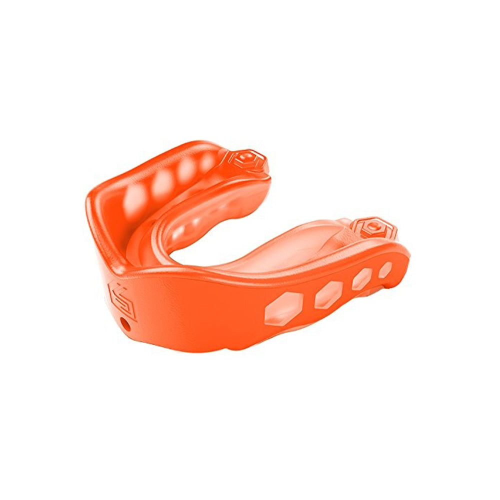 SHOCK DOCTOR ADULT GEL MAX ORANGE CONVERTIBLE MOUTHGUARD