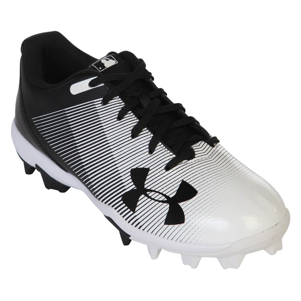 kids white baseball cleats