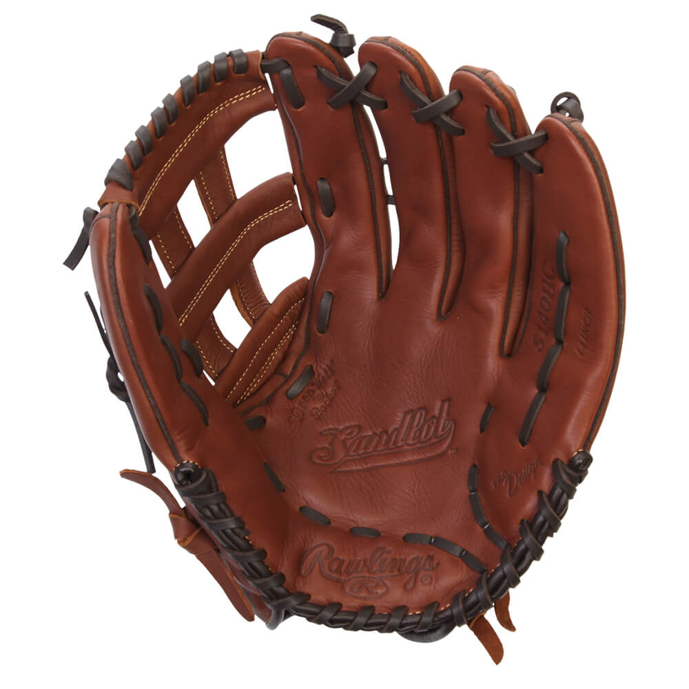 RAWLINGS SANDLOT 14 INCH SOFTBALL GLOVE RIGHT HAND THROW