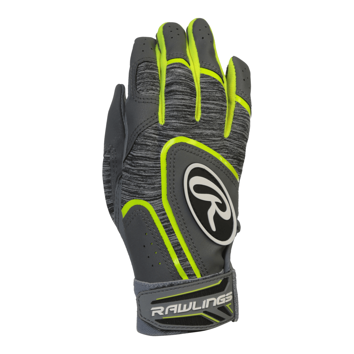 RAWLINGS 5150 YOUTH LARGE OPTIC YELLOW BATTING GLOVES