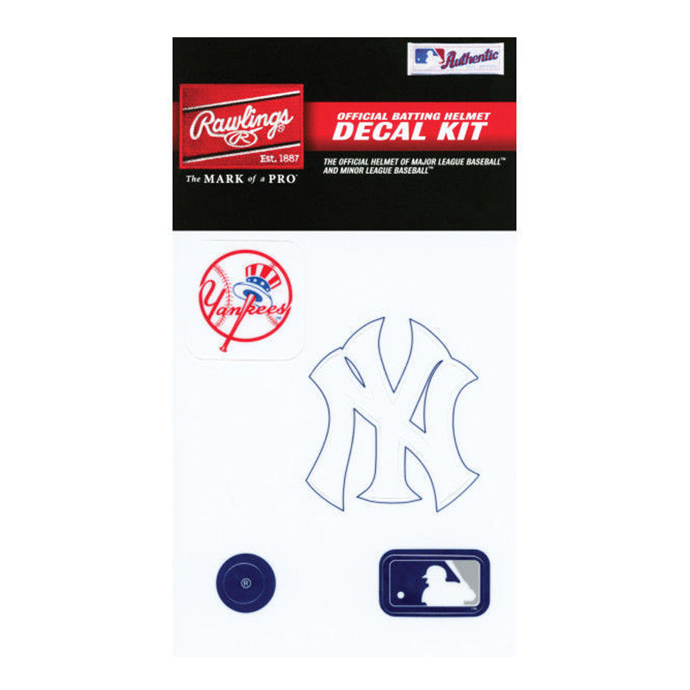 RAWLINGS YANKEES  HELMET DECAL KIT