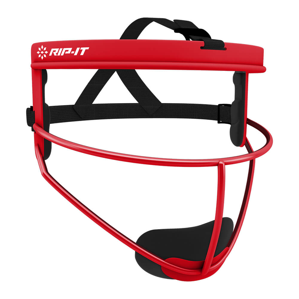 RIP-IT SENIOR DEFENSE PRO RED FIELDER'S MASK